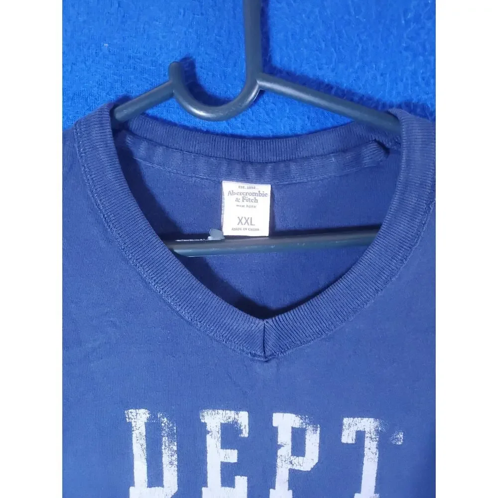 vintage blue Abercrombie & Fitch long sleeve crewneck Shirt 